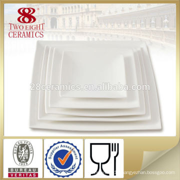 Melamine tableware cheap glass dish square dish